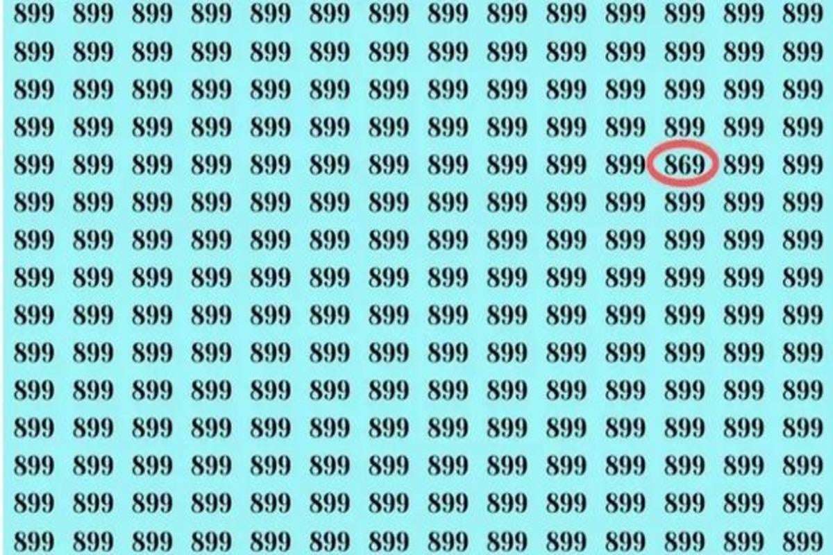 Ett nummer skiljer sig från resten