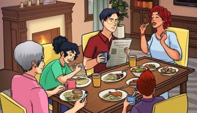 Det finns en dold bugg i bilden av en familjemiddag: bara ett fåtal hittar den på 19 sekunder