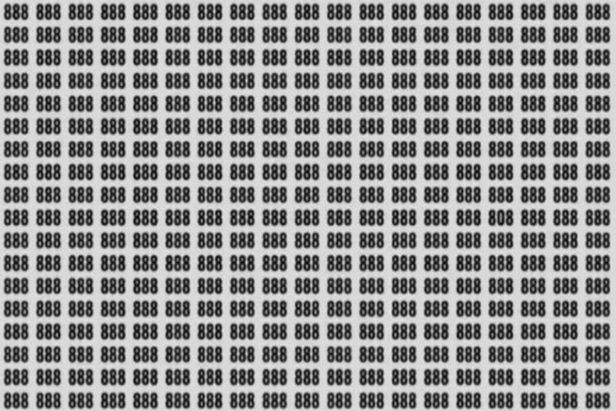 Endast personer med hög IQ kan snabbt hitta det dolda numret på ett foto: testa dig själv